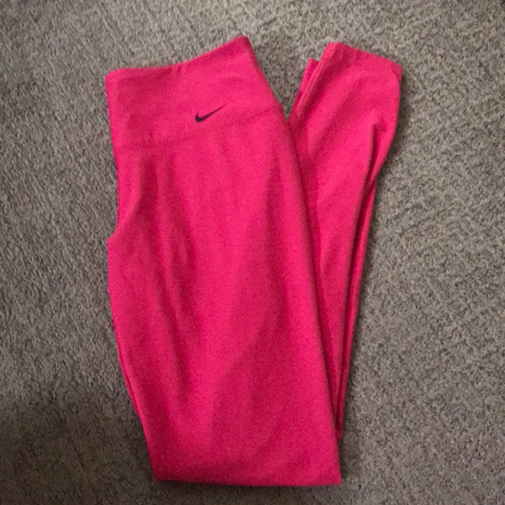Pink Nike Dri-Fit Leggings